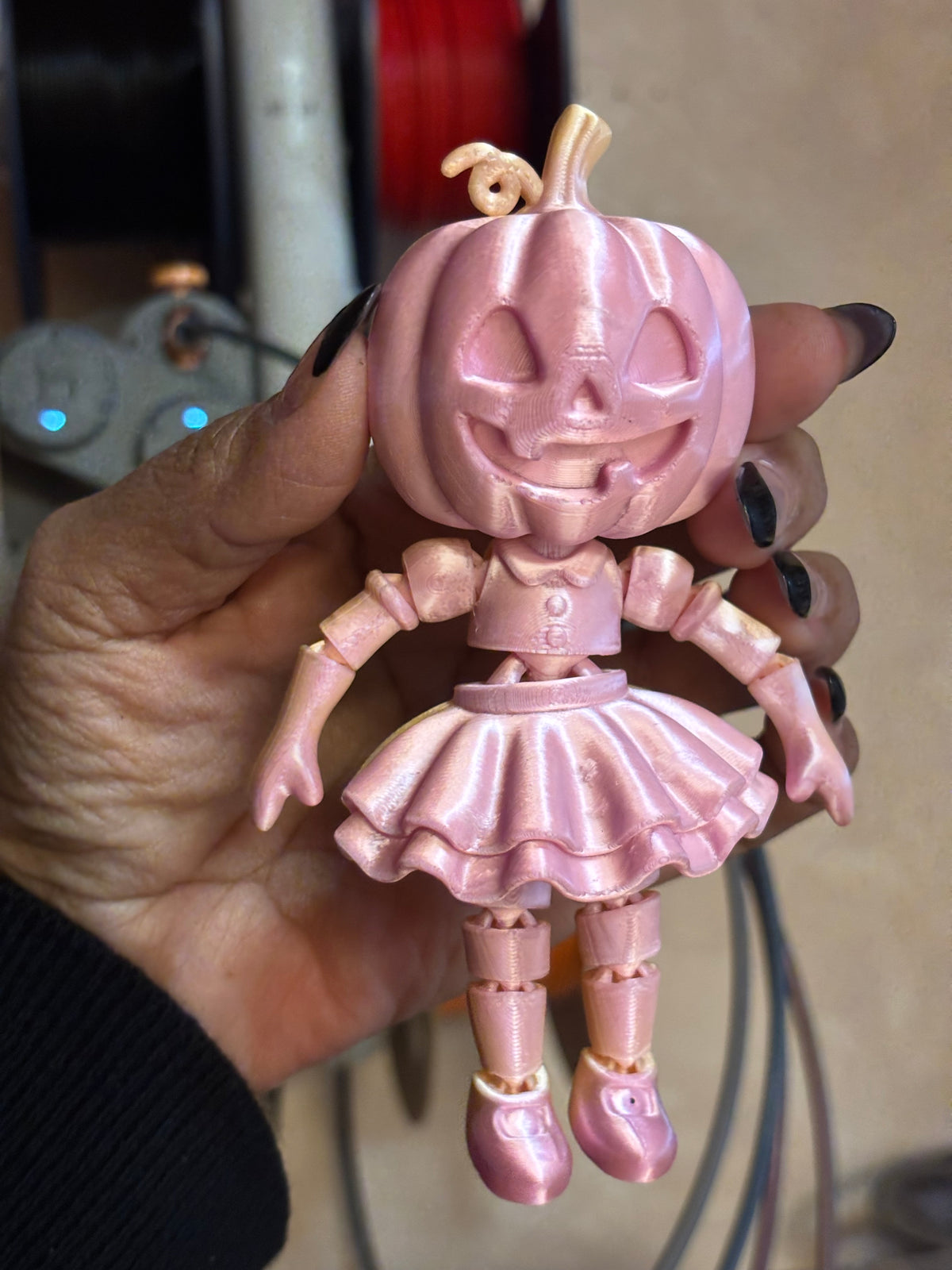 Dancing pumpkin articulated toys