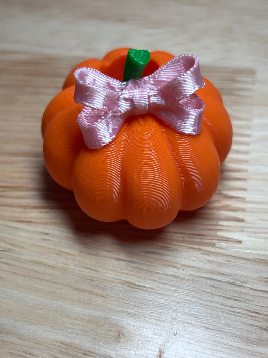 Pumpkin coquette topper
