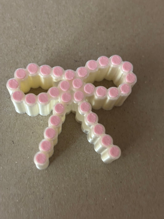 Pearl bow Strawtopper 10mm