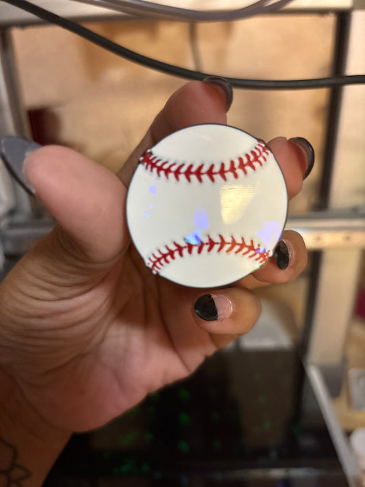Baseball Strawtopper