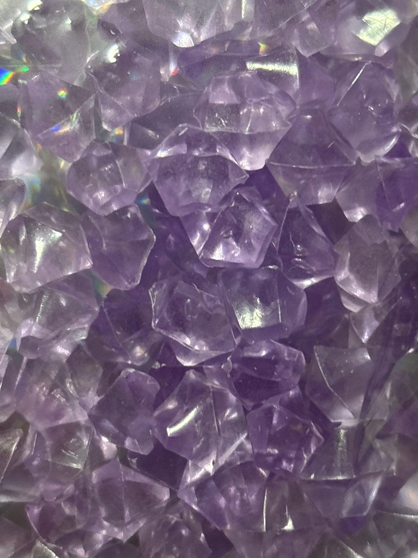 Purple faux ice
