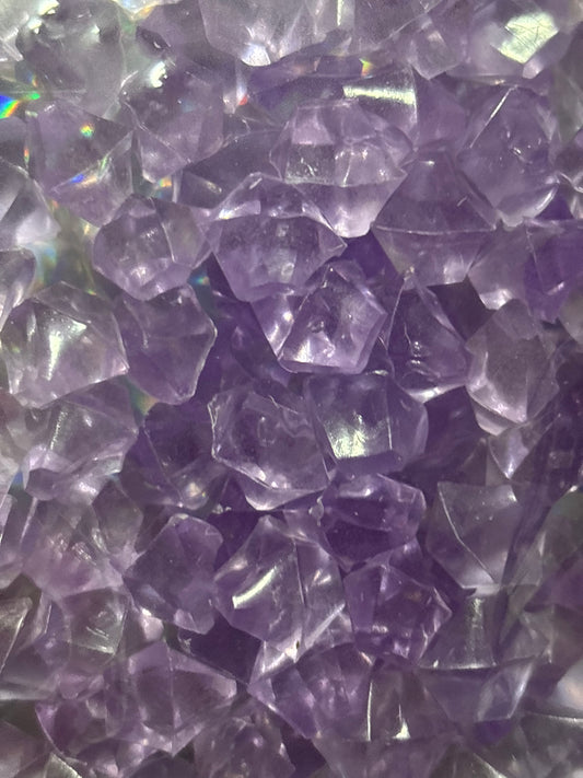 Purple faux ice