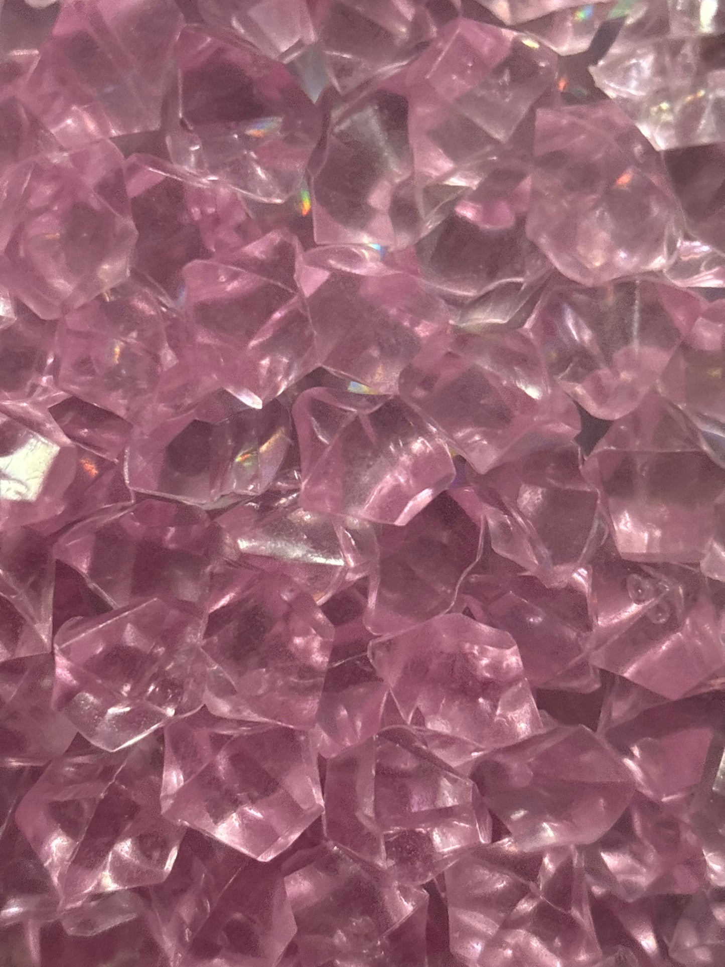Pink faux ice