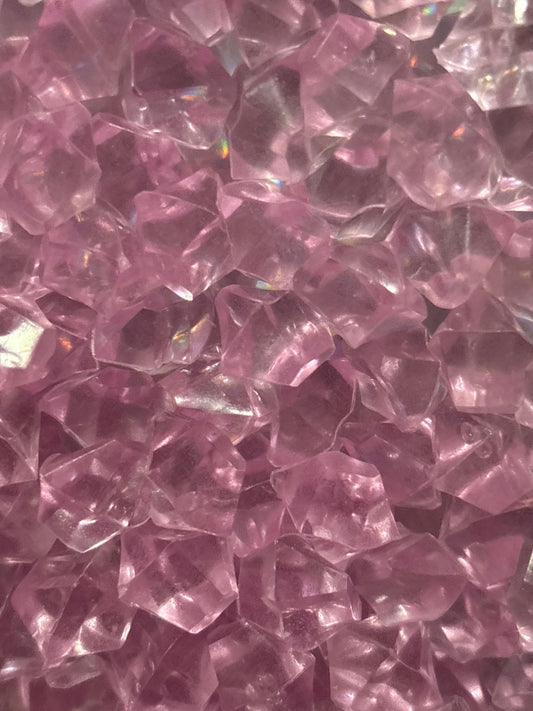 Pink faux ice