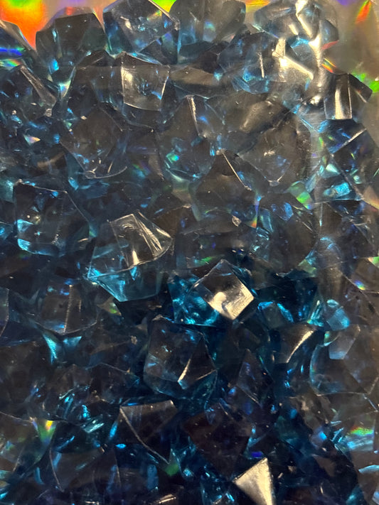 Dark blue ice