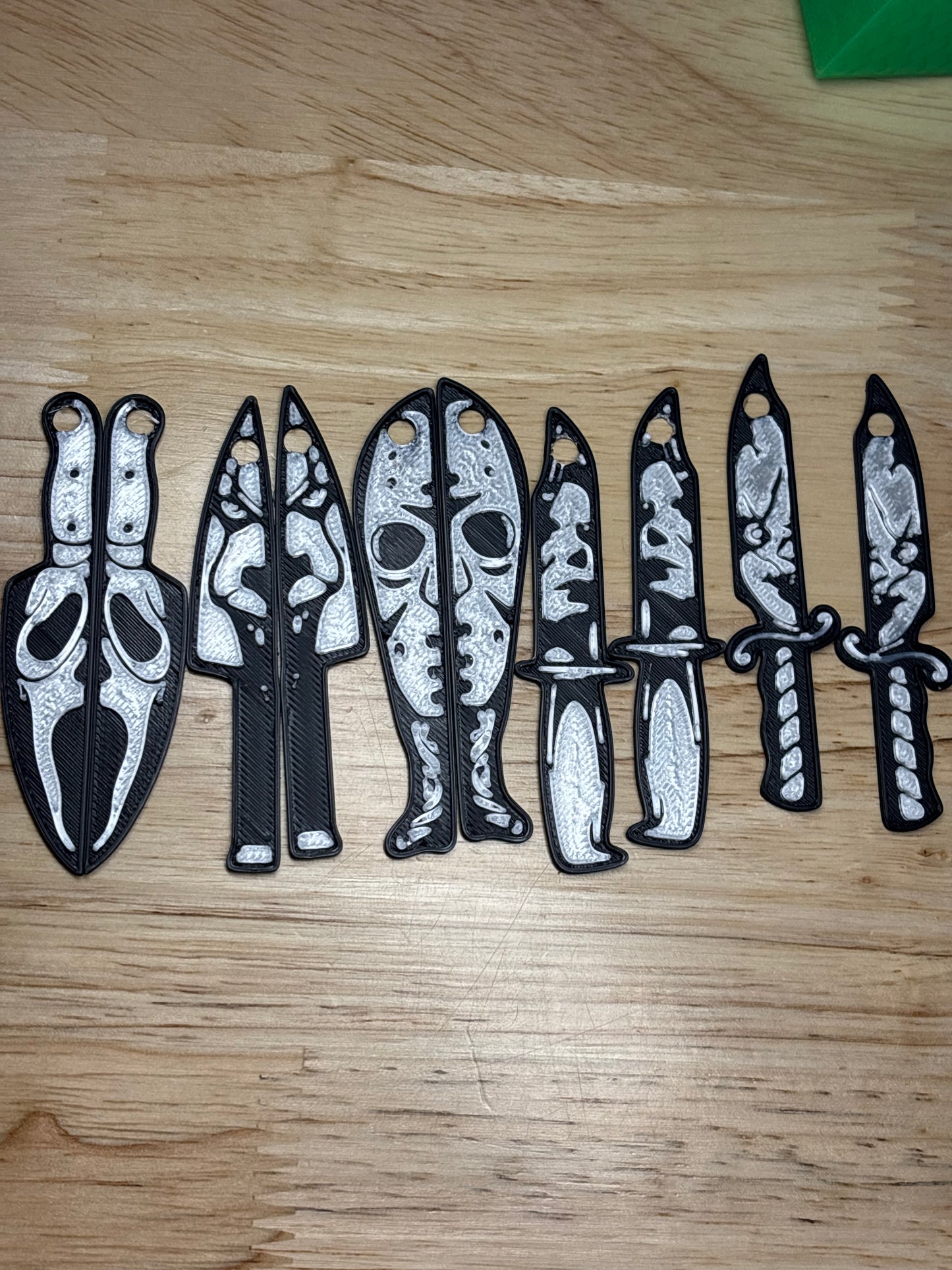 Scary guys earring sets