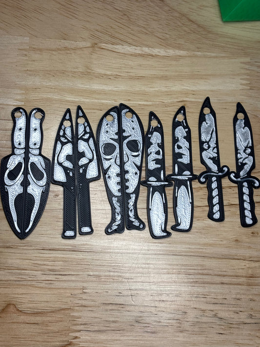 Scary guys earring sets